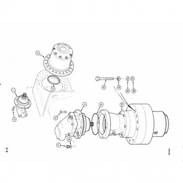 Case CX47 Hydraulic Final Drive Motor #2 image